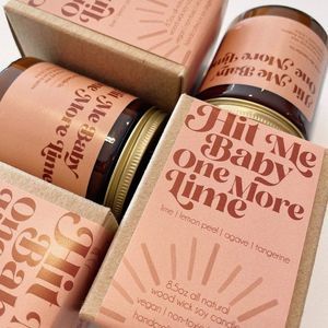 Blow Me Candle Co. Hit Me Baby One More Lime